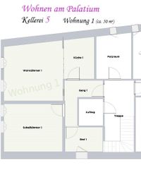 Grundriss Wohnung 1